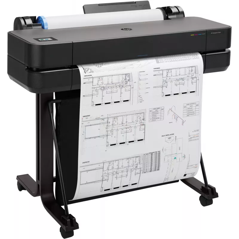 Impressora HP Designjet T630 24 polegadas edição 2025, impressão de tinta térmica, 2400 x 1200 DPI, HP-GL/2, JPEG, HP-RTL, CALS G4, URF, preto, ciano, magenta, amarelo, 2400 x 1200 DPI, 76 páginas por hora