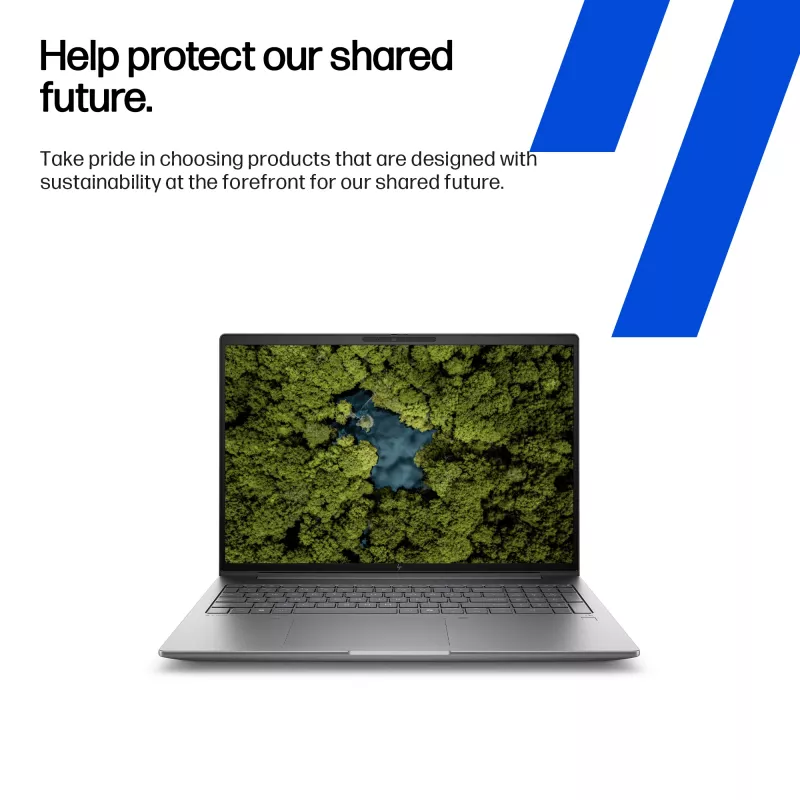 HP Zbook X G1i Intel Core Ultra 7 255H 40,6 cm (16 polegadas) WUXGA 32 GB DDR5-SDRAM NVIDIA RTX PRO 2000 Blackwell Wi-Fi 7 (802.11be) Windows 11 Pro AI Workstation, AI PC