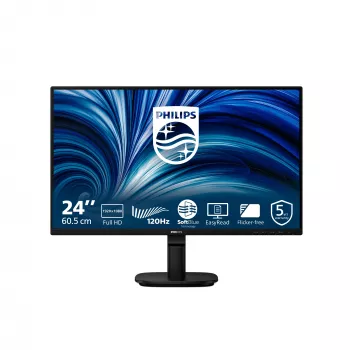 Monitor Philips 2000 series 24B2N2200/00 60,5 cm (23,8 polegadas) 1920 x 1080 píxeis Full HD LCD Preto