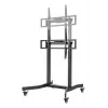 Suporte de parede/base para TV Techly ICA-TR68M 2,54 m (100 polegadas) Preto