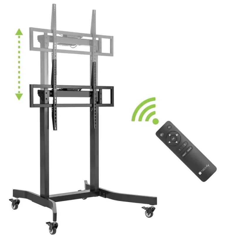 Suporte de parede/base para TV Techly ICA-TR68M 2,54 m (100 polegadas) Preto