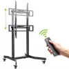 Suporte de parede/base para TV Techly ICA-TR68M 2,54 m (100 polegadas) Preto