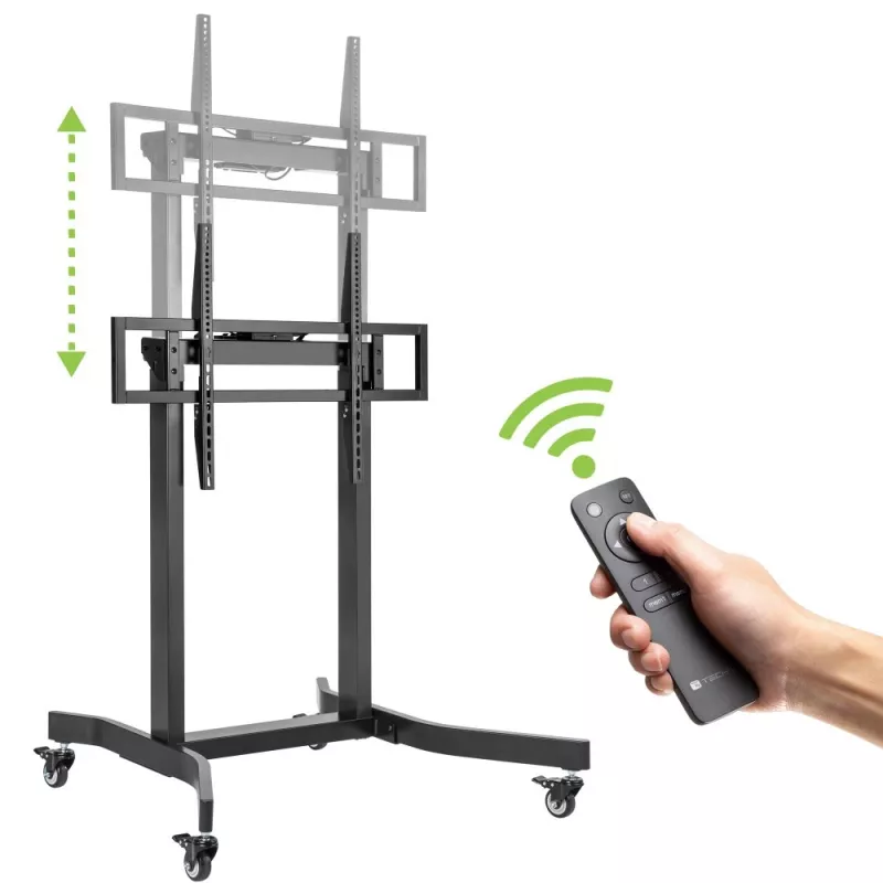 Suporte de parede/base para TV Techly ICA-TR68M 2,54 m (100 polegadas) Preto