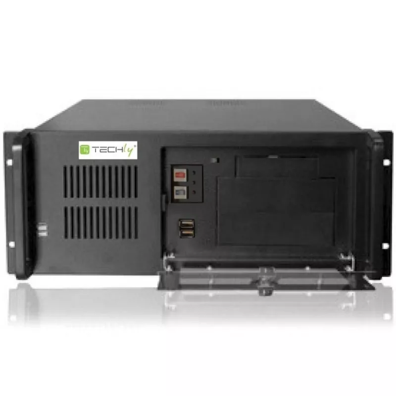 Chassis de computador rack 4U Industrial Techly I-CASE MP-P4HX-BLK2