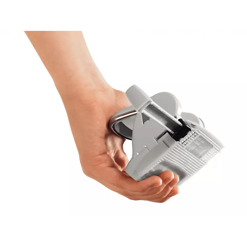 Leitz NeXXt 5038 furador (5038-00-35), 16 folhas, base em metal com fundo em plástico, com guia, azul