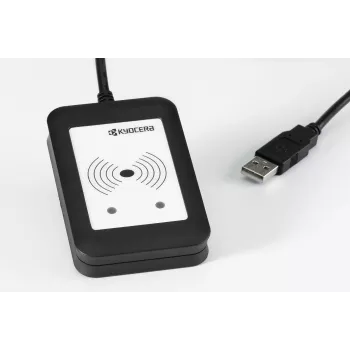 Suporte passivo para leitor de cartão inteligente Kyocera 870LS95009, uso interior, preto