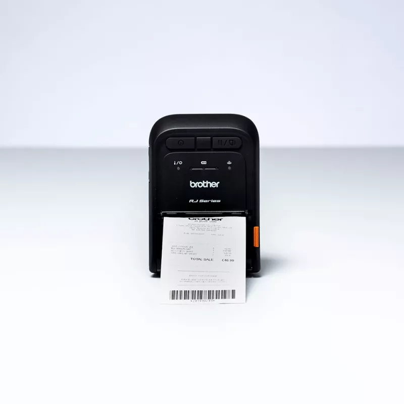 Brother RJ-2055WB impressora de recibos 203 x 203 DPI preto