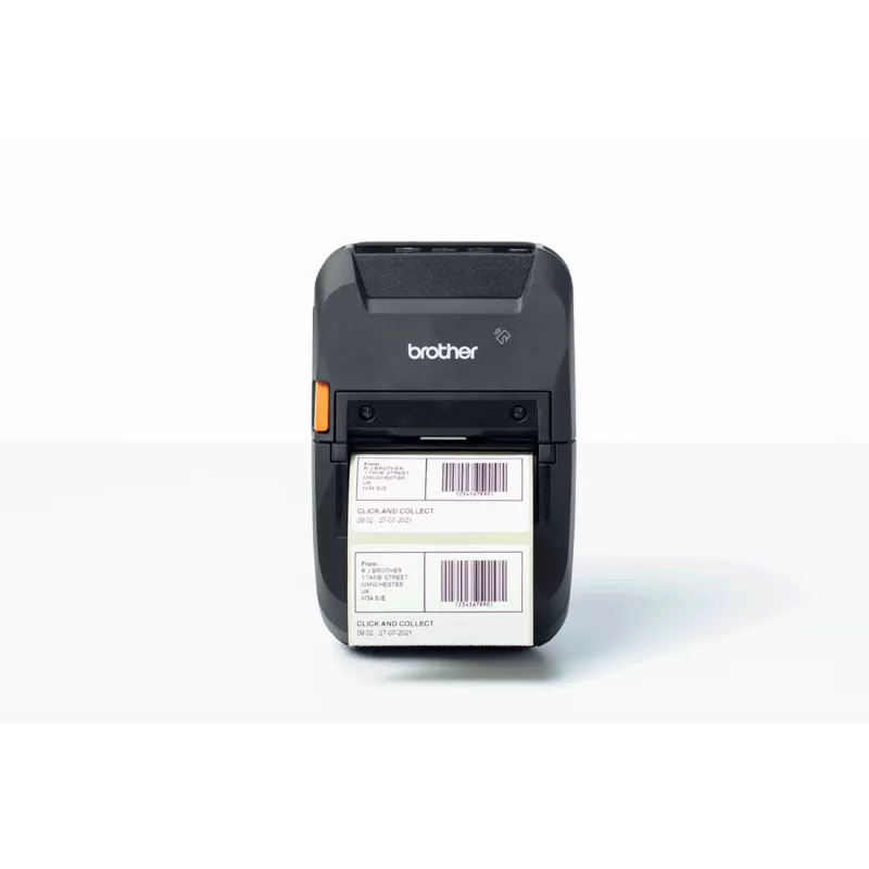 Brother RJ3230BL impressora de etiquetas térmica de transferência 203 x 203 DPI 127 mm/s sem fios Wi-Fi Bluetooth