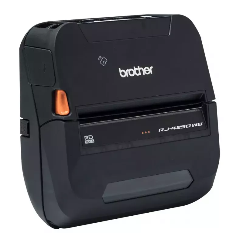 Brother RJ-4250WB impressora de etiquetas 203 x 203 DPI 127 mm/s com fios e sem fios Wi-Fi Bluetooth