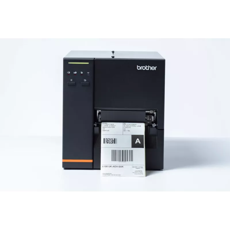 Brother TJ-4120TN impressora de etiquetas térmica direta / térmica de transferência 300 x 300 DPI 178 mm/s Ethernet LAN