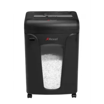 Rexel Mercury REM820 Jam Free destruidora P5, corte micro, largura de trabalho 22,5 cm, tamanho de corte 1,9 x 15 mm, capacidade 21 L, 220 folhas, 58 dB