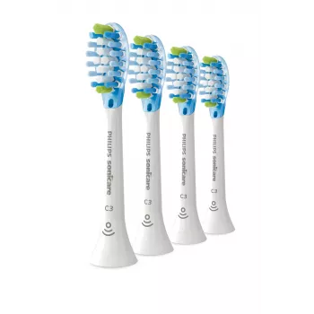 Philips Premium Plaque Defence HX9044/87 pack de 4 cabeças de escova, 4 unid., branco, 3 meses, médio, 62000 movimentos por minuto, Philips