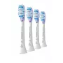 Philips Premium Gum Care HX9054/87 pack de 4 cabeças de escova, 4 unid., branco, 3 meses, suave, 62000 movimentos por minuto, Philips