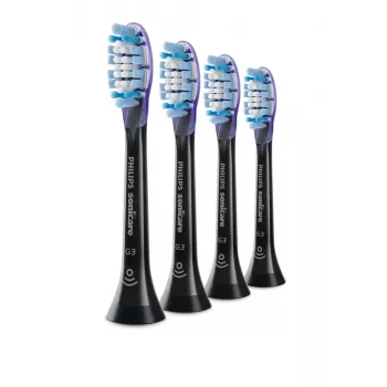 Philips Premium Gum Care HX9054/88 pack de 4 cabeças de escova, 4 unid., preto, 3 meses, suave, 62000 movimentos por minuto, Philips