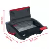 GBC CombBind CB20 encadernadora de pente de plástico, preto/prata/vermelho