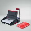 GBC CombBind CB20 encadernadora de pente de plástico, preto/prata/vermelho