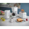 Philips Série 3000 Chaleira Elétrica, 1,7 l, 2200 W, Branco, Plástico, Proteção contra Sobreaquecimento, Sem Fios