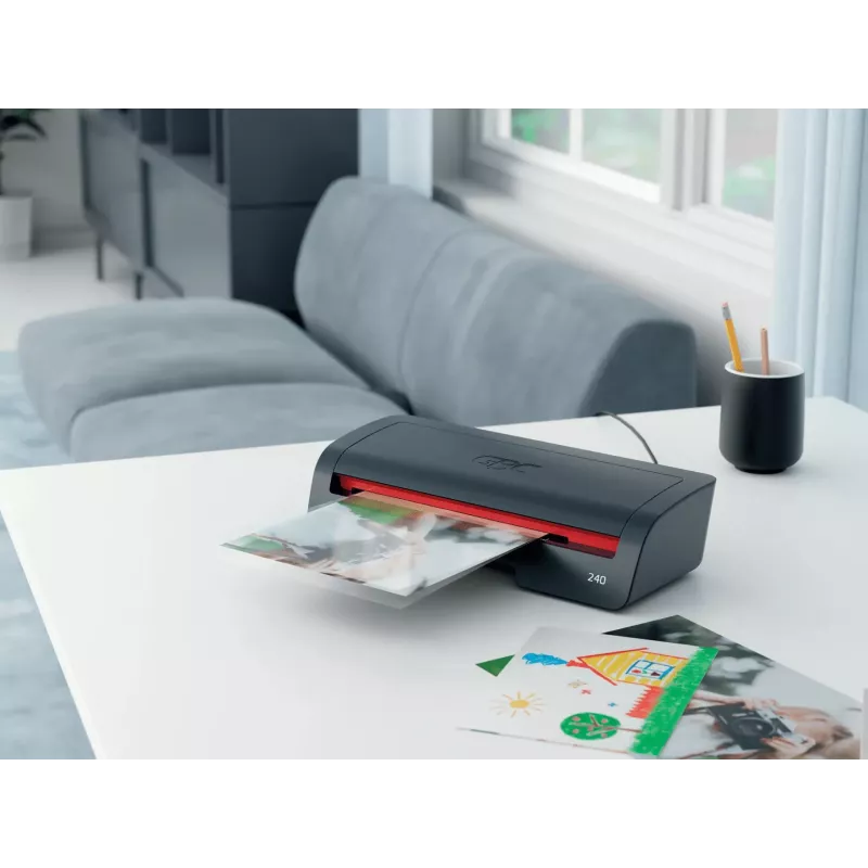 GBC 240 Home Office A4 Plastificadora, 24 cm, plastificadora a quente, 2 min., 400 mm/min, 0,5 mm, A4