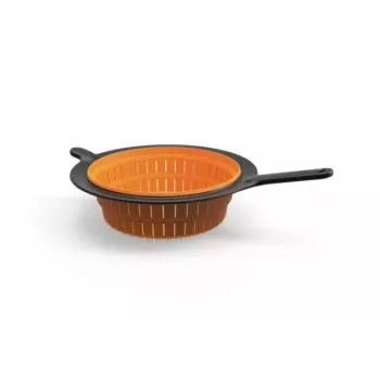 Fiskars 1027304 Escorredor de aço inoxidável, 22 cm