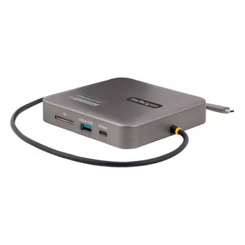 StarTech.com Dock USB-C, HDMI duplo 4K 60Hz, compatível com Macbook Pro (M1/M2/M3/M4) e Windows, hub USB-A/USB-C 10Gbps, 100W Power Delivery, GbE, SD, cabo de 56cm