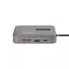 StarTech.com Dock USB-C, HDMI duplo 4K 60Hz, compatível com Macbook Pro (M1/M2/M3/M4) e Windows, hub USB-A/USB-C 10Gbps, 100W Power Delivery, GbE, SD, cabo de 56cm