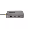 StarTech.com Dock USB-C, HDMI duplo 4K 60Hz, compatível com Macbook Pro (M1/M2/M3/M4) e Windows, hub USB-A/USB-C 10Gbps, 100W Power Delivery, GbE, SD, cabo de 56cm