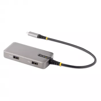 Adaptador multiporta USB-C StarTech.com – HDMI 4K 60Hz – HDR – Hub USB 3.0 de 2 portas 5Gbps – Power Delivery Pass-Through 100W – GbE – Certificado Works with Chromebook – Windows/macOS