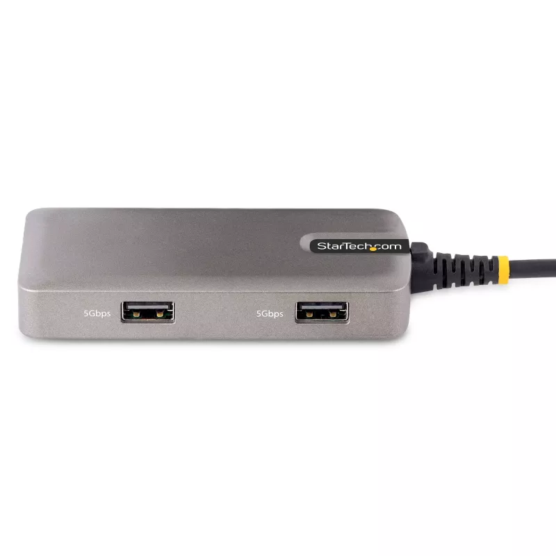 Adaptador multiporta USB-C StarTech.com – HDMI 4K 60Hz – HDR – Hub USB 3.0 de 2 portas 5Gbps – Power Delivery Pass-Through 100W – GbE – Certificado Works with Chromebook – Windows/macOS