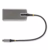 Adaptador multiporta USB-C StarTech.com – HDMI 4K 60Hz – HDR – Hub USB 3.0 de 2 portas 5Gbps – Power Delivery Pass-Through 100W – GbE – Certificado Works with Chromebook – Windows/macOS