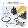 Adaptador multiporta USB-C StarTech.com – HDMI 4K 60Hz – HDR – Hub USB 3.0 de 2 portas 5Gbps – Power Delivery Pass-Through 100W – GbE – Certificado Works with Chromebook – Windows/macOS