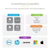 Adaptador multiporta USB-C StarTech.com – HDMI 4K 60Hz – HDR – Hub USB 3.0 de 2 portas 5Gbps – Power Delivery Pass-Through 100W – GbE – Certificado Works with Chromebook – Windows/macOS