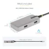 Adaptador multiporta USB-C StarTech.com – HDMI 4K 60Hz – HDR – Hub USB 3.0 de 2 portas 5Gbps – Power Delivery Pass-Through 100W – GbE – Certificado Works with Chromebook – Windows/macOS