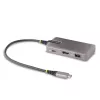 StarTech.com Adaptador multiporta USB-C - HDMI 4K 60Hz com HDR - hub USB de 3 portas - 100W Power Delivery Pass-Through - certificado Works With Chromebook - Windows/macOS/iPadOS/Android™