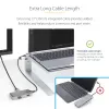 StarTech.com Adaptador multiporta USB-C - HDMI 4K 60Hz com HDR - hub USB de 3 portas - 100W Power Delivery Pass-Through - certificado Works With Chromebook - Windows/macOS/iPadOS/Android™