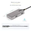 StarTech.com Adaptador multiporta USB-C - HDMI 4K 60Hz com HDR - hub USB de 3 portas - 100W Power Delivery Pass-Through - certificado Works With Chromebook - Windows/macOS/iPadOS/Android™