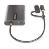 StarTech.com Adaptador USB-C para HDMI duplo – USB-C ou A para 2x HDMI – 4K 60Hz – 100W Power Delivery Pass-Through – cabo integrado de 30 cm (1ft) – conversor USB para HDMI multi-monitor para portátil – TAA