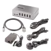 StarTech.com Hub USB-C de 10 portas - 8x USB-A/2x USB-C - Self-Powered com fonte de alimentação de 65W - USB 3.1 10Gbps - hub USB para desktop/portátil com cabo de bloqueio de 3ft certificado USB-IF, hub USB C