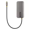 StarTech.com Adaptador multiporta USB-C – vídeo HDMI 4K 60Hz, hub USB-A de 3 portas 5Gbit/s, 100W USB Power Delivery Pass-Through/GbE/SD/MicroSD, cabo de 30cm, dock portátil para portátil