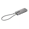 StarTech.com Adaptador multiporta USB-C – vídeo HDMI 4K 60Hz, hub USB-A de 3 portas 5Gbit/s, 100W USB Power Delivery Pass-Through/GbE/SD/MicroSD, cabo de 30cm, dock portátil para portátil