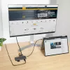 StarTech.com Adaptador multiporta USB-C – vídeo HDMI 4K 60Hz, hub USB-A de 3 portas 5Gbit/s, 100W USB Power Delivery Pass-Through/GbE/SD/MicroSD, cabo de 30cm, dock portátil para portátil