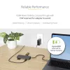 StarTech.com Adaptador multiporta USB-C – vídeo HDMI 4K 60Hz, hub USB-A de 3 portas 5Gbit/s, 100W USB Power Delivery Pass-Through/GbE/SD/MicroSD, cabo de 30cm, dock portátil para portátil