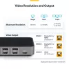 StarTech.com Dock USB-C para três monitores - Dock USB-C HDMI/DP triplo 4k - hub USB 5x - GbE - 100W PD - dock universal multi-monitor - compatível com Thunderbolt 3/4