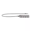 StarTech.com Adaptador multiporta USB-C para três monitores, HDMI e DisplayPort duplo 4K 60Hz + 4K 30Hz, hub USB de 3 portas 10Gbps, 100W PD Pass-Through, GbE, dock de viagem, Windows e ChromeOS