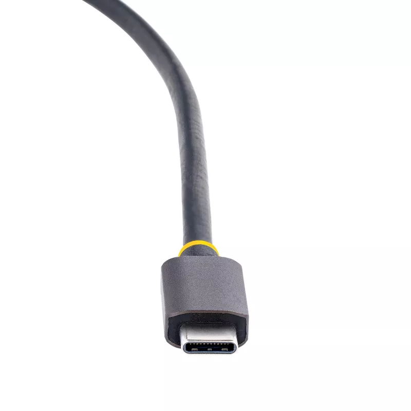 StarTech.com Adaptador multiporta USB-C, vídeo HDMI duplo, 4K 60Hz, hub USB-A de 2 portas 5 Gbit/s, 100 W Power Delivery Pass-Through/GbE/SD/MicroSD, cabo de 30 cm, dock de viagem, dock para portátil