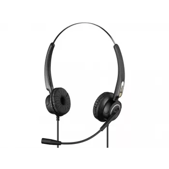 Sandberg Headset USB Office Pro Stereo, com fios, escritório/call center, 20 - 20000 Hz, 115 g, headset, preto