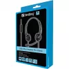 Sandberg Headset USB Office Pro Stereo, com fios, escritório/call center, 20 - 20000 Hz, 115 g, headset, preto