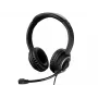 Sandberg Headset MiniJack Chat, com fios, chamadas/música, 20 - 20000 Hz, 180 g, headset, preto