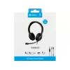 Sandberg Headset MiniJack Chat, com fios, chamadas/música, 20 - 20000 Hz, 180 g, headset, preto