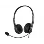 Sandberg Headset 2in1 Office Jack+USB, com fios, escritório/call center, 20 - 20000 Hz, 110 g, auscultadores, preto