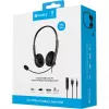 Sandberg Headset 2in1 Office Jack+USB, com fios, escritório/call center, 20 - 20000 Hz, 110 g, auscultadores, preto
